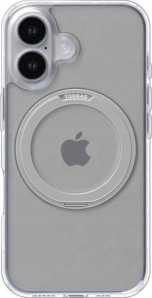 Torras Torras Etui Ostand Pro dla iPhone 16 Plus (Przeźroczyste) [outlet]