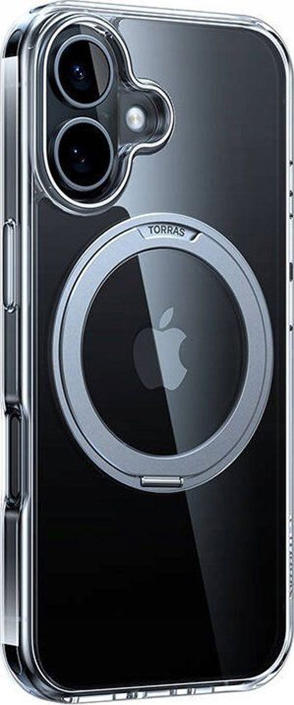 Torras Torras Etui Ostand Pro dla iPhone 16 Plus (Przeźroczyste) [outlet]
