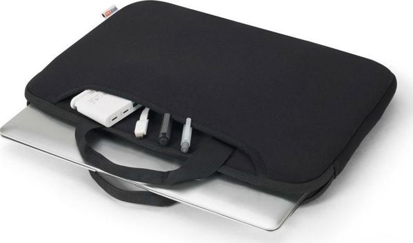Dicota Base XX Laptop Sleeve Plus 12"-12.5", Τσάντα Υπολογιστή με Λαβή, Μαύρο