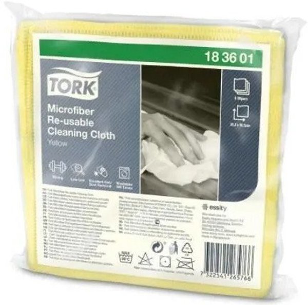Tork - Πανιά από μικροΐνες πολλαπλών χρήσεων - Κίτρινα