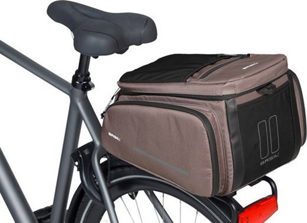 Basil Τσάντα Σχάρας Ποδηλάτου Mov Trunk Bag, MIK, Αδιάβροχη, 10-26L, Καφέ (2025)