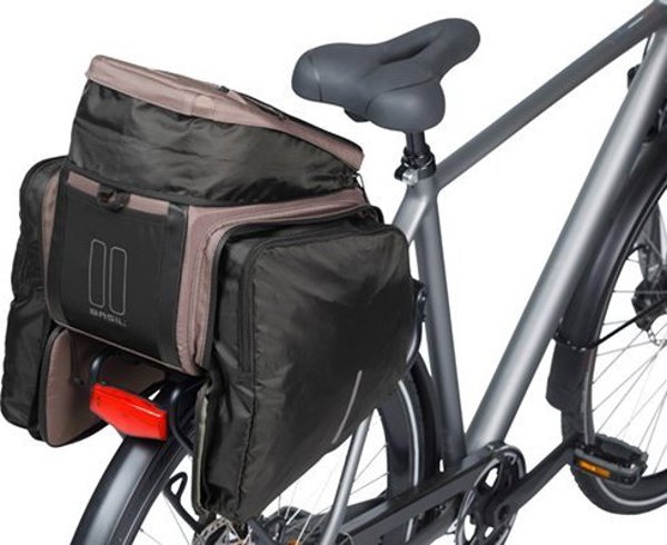 Basil Τσάντα Σχάρας Ποδηλάτου Mov Trunk Bag, MIK, Αδιάβροχη, 10-26L, Καφέ (2025)