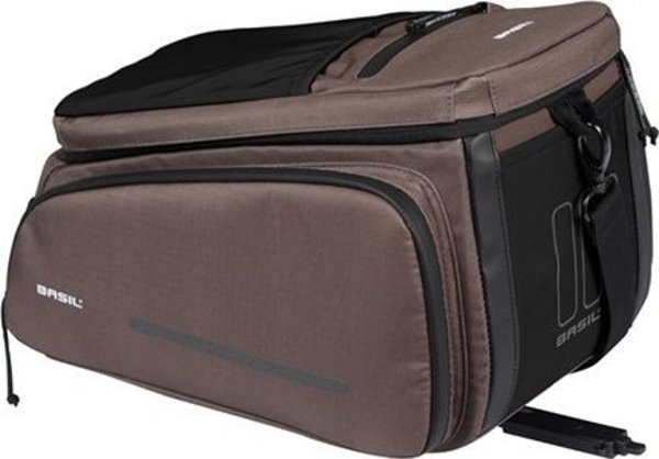 Basil Τσάντα Σχάρας Ποδηλάτου Mov Trunk Bag, MIK, Αδιάβροχη, 10-26L, Καφέ (2025)