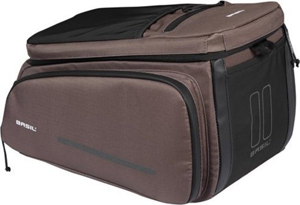 Basil Τσάντα Σχάρας Ποδηλάτου Mov Trunk Bag, MIK, Αδιάβροχη, 10-26L, Καφέ (2025)