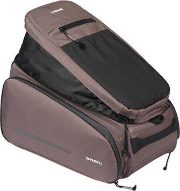 Basil Τσάντα Σχάρας Ποδηλάτου Mov Trunk Bag, MIK, Αδιάβροχη, 10-26L, Καφέ (2025)