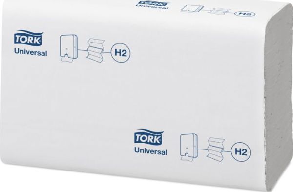 Tork Μαλακές Χειροπετσέτες Τριπλής Αναδίπλωσης, Λευκές, Universal - 7322540723687