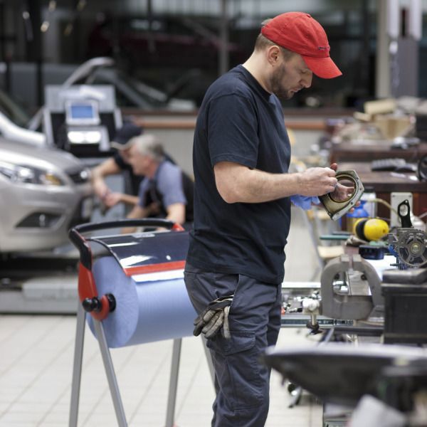 Tork 130080 Χαρτί Καθαρισμού Βιομηχανικό, 3-Στρώσεων, 255m, Μπλε, 750 Φύλλα