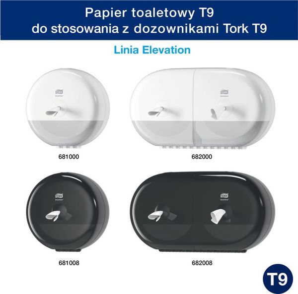 Tork SmartOne Χαρτί Υγείας Mini, 2-Φύλλο, 111.6m, 620 Φύλλα, Λευκό (Κωδ. 472193)