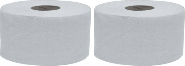 Tork Χαρτί Υγείας Mini Jumbo, 1 Φύλλο, Γκρι, 2 Ρολά