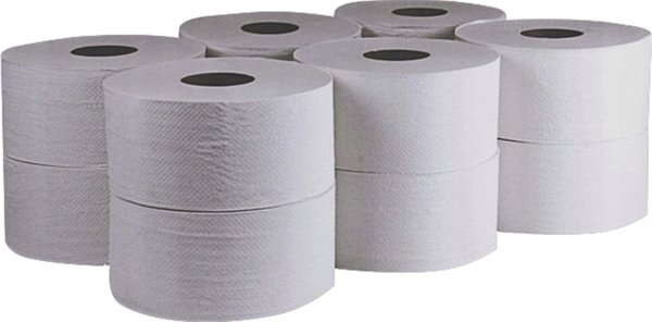 Tork Χαρτί Υγείας Mini Jumbo, 1 Φύλλο, Γκρι, 2 Ρολά