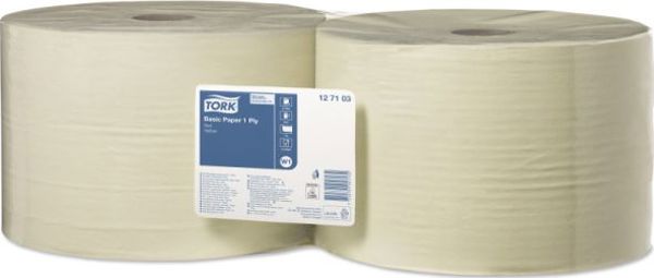 Tork Χαρτί Καθαρισμού σε Μεγάλο Ρολό, 1-Στρώση, Universal, Κίτρινο, 7310791057132