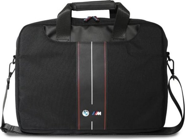 BMW Τσάντα Laptop 16" Vertical Stripe Nylon για MacBook/Laptop - Μαύρο