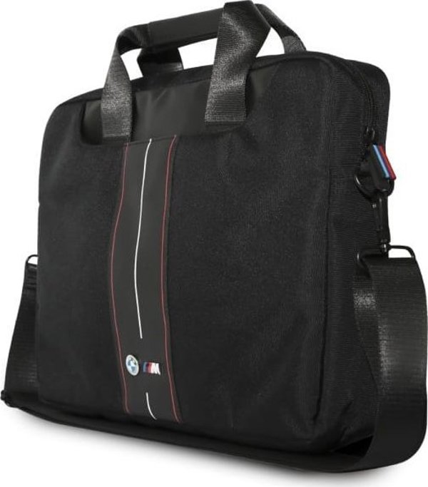 BMW Τσάντα Laptop 16" Vertical Stripe Nylon για MacBook/Laptop - Μαύρο