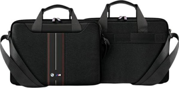 BMW Τσάντα Laptop 16" Vertical Stripe Nylon για MacBook/Laptop - Μαύρο