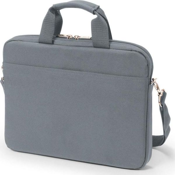 Dicota Eco Slim Τσάντα Laptop 14.1" D31305-RPET, Γκρι, με Ιμάντα Ώμου και Λαβή