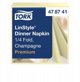Tork LinStyle Premium Χαρτοπετσέτες Δείπνου, Σαμπανιζέ, 50 Τεμάχια
