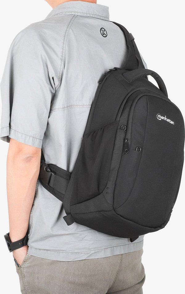 Τσάντα Laptop Manhattan Amsterdam 13.3", Θήκη Ώμου, Μαύρο