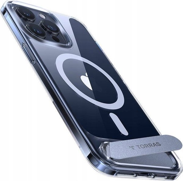 Torras Θήκη Torras UPRO Pstand για iPhone 15 Pro Max (διάφανη)