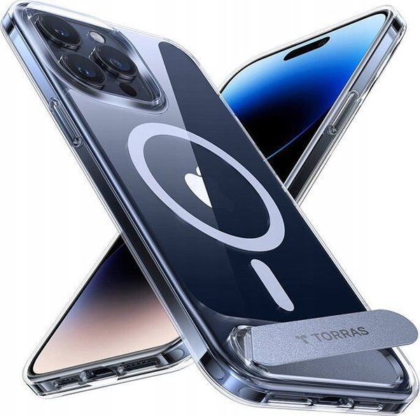 Torras Θήκη Torras UPRO Pstand για iPhone 15 Pro Max (διάφανη)