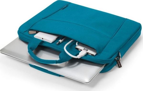 Dicota Eco Slim Τσάντα Laptop 13"-14.1" D31307-RPET από Ανακυκλωμένο PET - Μπλε