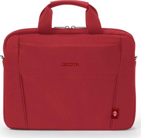 Τσάντα Laptop Dicota Eco Slim 14.1" για Notebook, από Ανακυκλωμένο PET, με Ιμάντα Ώμου και Λαβή, Κόκκινη
