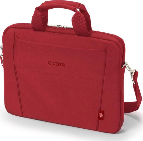 Τσάντα Laptop Dicota Eco Slim 14.1" για Notebook, από Ανακυκλωμένο PET, με Ιμάντα Ώμου και Λαβή, Κόκκινη