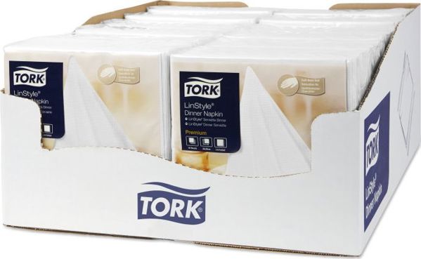 Tork Tork LinStyle - Χαρτοπετσέτες δείπνου, premium - Λευκό 8859024 3133200073950