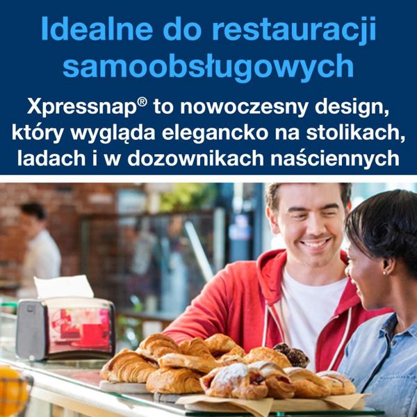 Tork Xpressnap Λευκές Χαρτοπετσέτες Διανομής, 1-Ply, Οικονομικές, 1000 Τεμάχια