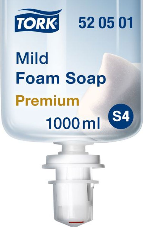 Tork Αφρώδες Σαπούνι Χεριών 520501, 1lt, Αρωματικό, 6τμχ