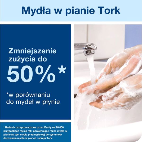 Tork Αφρώδες Σαπούνι Χεριών 520501, 1lt, Αρωματικό, 6τμχ