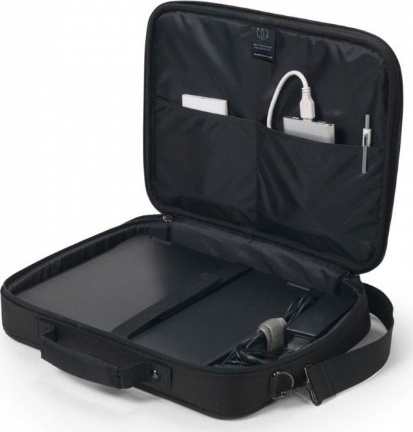 Dicota Eco Multi Base 15.6" Τσάντα Laptop από Ανακυκλωμένο PET - Γκρι