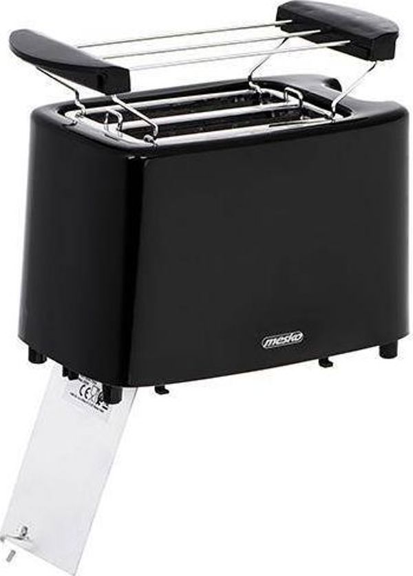 Φρυγανιέρα Mesko MS 3220 900W για 2 Φέτες Ψωμί με Ρυθμιζόμενο Επίπεδο Ψησίματος και Δίσκο για Ψίχουλα