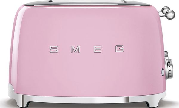 Smeg TSF03PKEU Τοστιέρα 4 Θέσεων Παστέλ Ροζ
