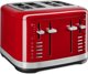 KitchenAid 5KMT4109EER Φρυγανιέρα 4 Θέσεων 1640W, Κόκκινη, από Ανοξείδωτο Ατσάλι