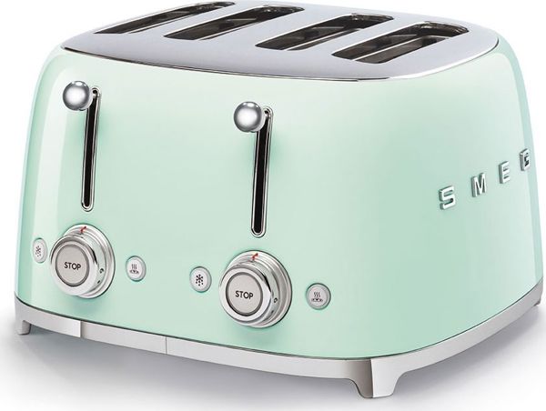 Smeg TSF03PGEU Φρυγανιέρα 4 Θέσεων Pastel Green