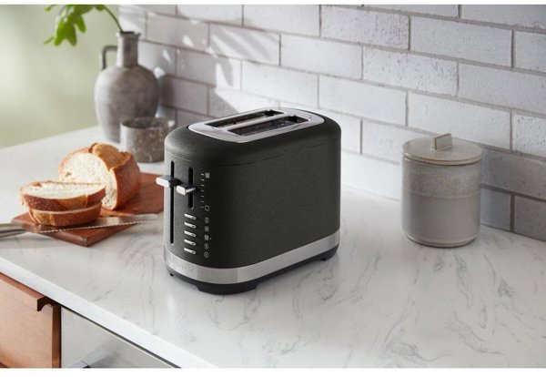 Φρυγανιέρα KitchenAid 5KMT2115 2 Θέσεων 980W, Μαύρη, Ανοξείδωτο Ατσάλι