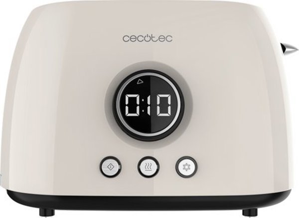 Cecotec ClassicToast 8000 Double Ψηφιακή Τοστιέρα 800W Μπεζ