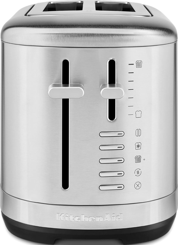 Φρυγανιέρα KitchenAid 5KMT2109ESX 2 Θέσεων 980W, Μαύρο / Ανοξείδωτο Ατσάλι