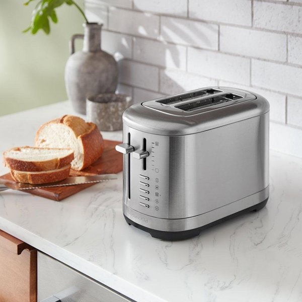 Φρυγανιέρα KitchenAid 5KMT2109ESX 2 Θέσεων 980W, Μαύρο / Ανοξείδωτο Ατσάλι