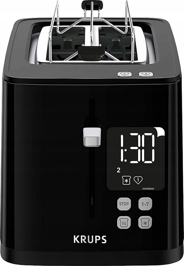 Toster Krups Krups toaster KH6418 black - Smartn Light