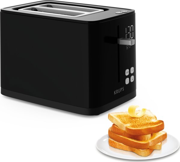 Toster Krups Krups toaster KH6418 black - Smartn Light