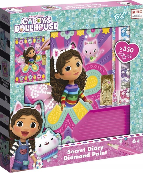 Totum GABBY'S DOLLHOUSE Diamond Painting Diary, 420502