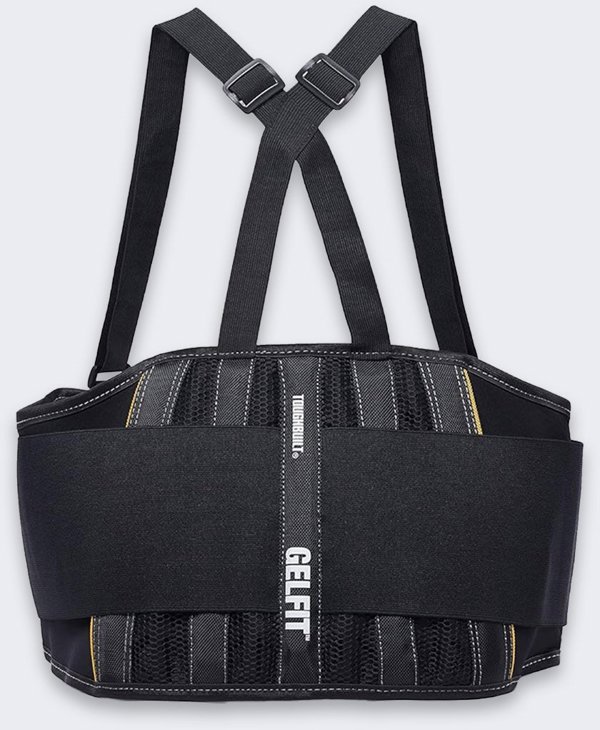 ToughBuilt GelFit Black Ζώνη Μέσης Εργασίας με Επένδυση Gel για Στήριξη και Άνεση