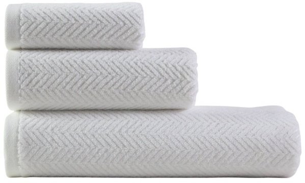 TOWEL VISBY 550 GSM 30X50CM WHITE