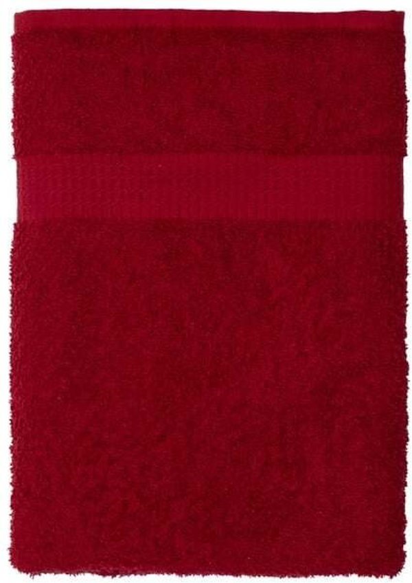 TOWEL TERRY 400 GSM 743 RED 70X140