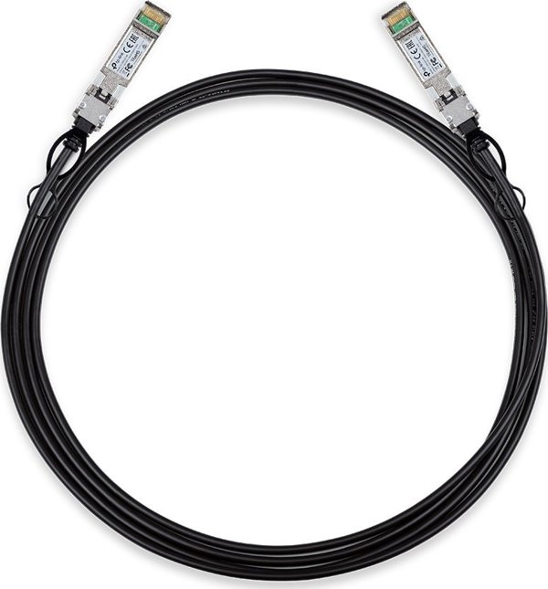 TP-Link TL-SM5220-3M Καλώδιο DAC 10G SFP+ Twinax, 3m, Μαύρο