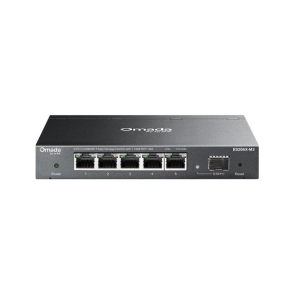 TP-Link Omada ES206X-M2 Switch 5-Port 2.5GBASE-T με 1 Θύρα 10GE SFP+ Easy Managed