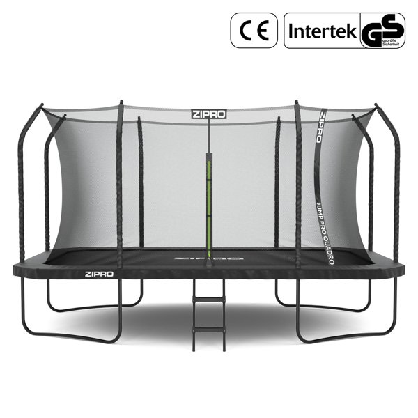 Zipro JumpPro Quadro Ορθογώνιο Τραμπολίνο Κήπου 8x14FT 427x244 cm
