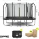Τραμπολίνο κήπου Zipro Jump Pro Quadro με εσωτερικό δίχτυ 366 x 244 cm + στρώμα στόχου