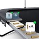 Τραμπολίνο κήπου Zipro Jump Pro Quadro με εσωτερικό δίχτυ 366 x 244 cm + στρώμα στόχου